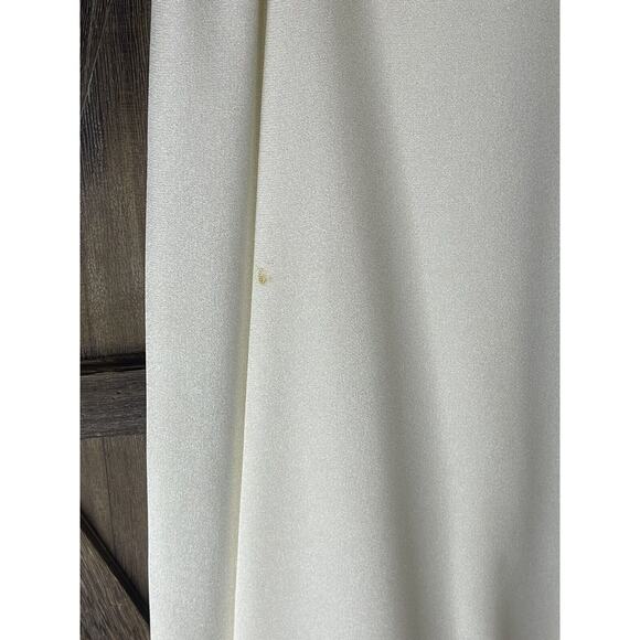 Lillie Rubin 1960s Beaded Ivory White Cream Dress Wedding Bridal Madmen Party - Picture 14 of 14